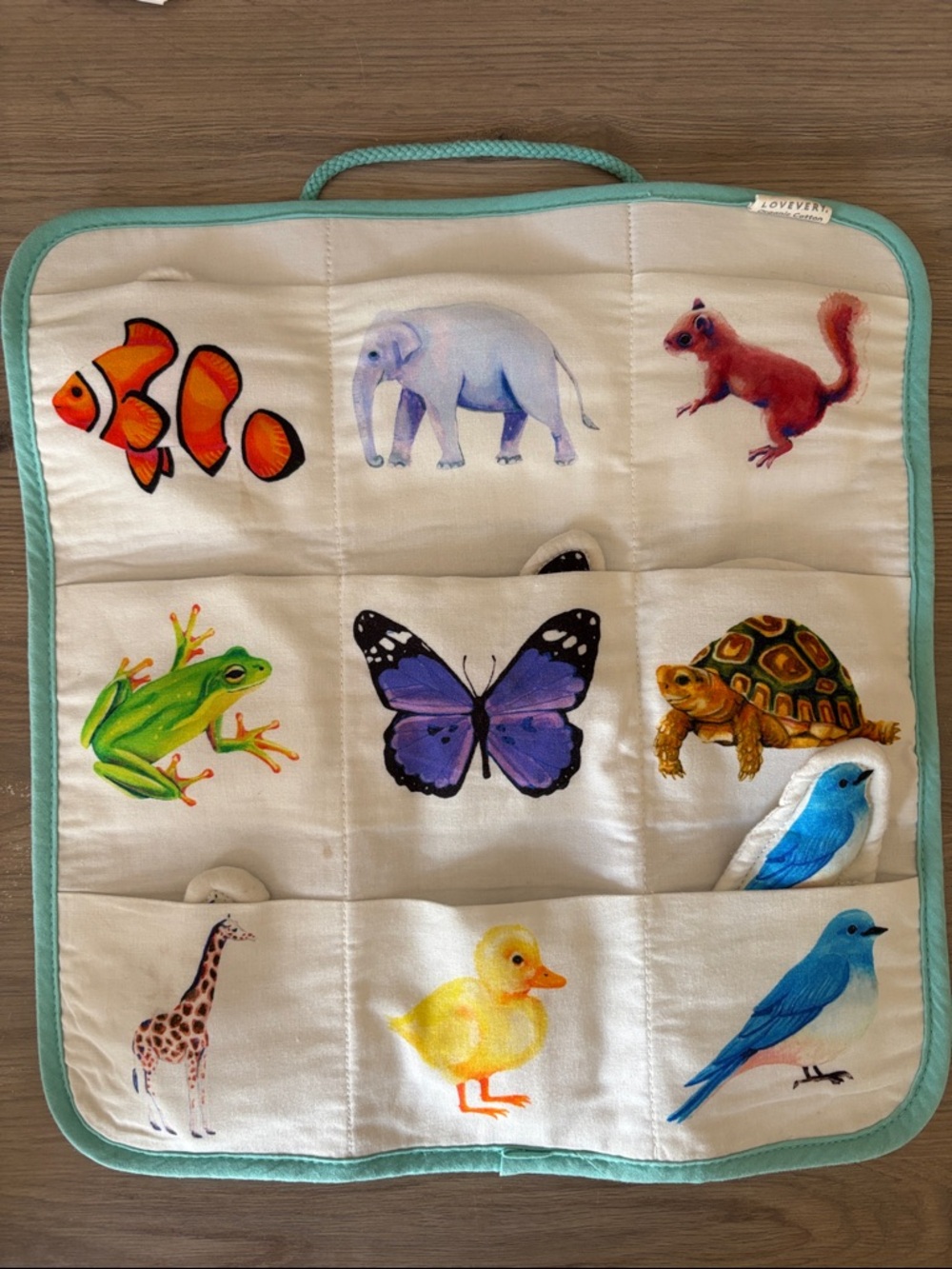 Lovevery “Quilted Critter Pockets”